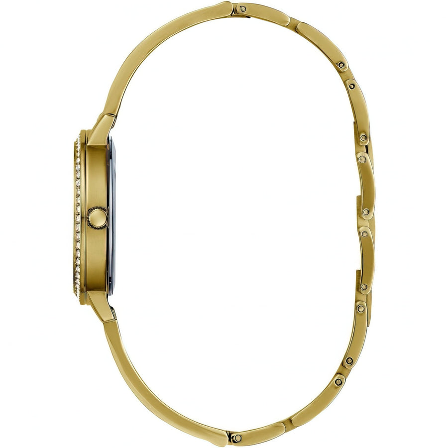 Guess Damen Armbanduhr Tri Luxe goldfarben GW0474L2
