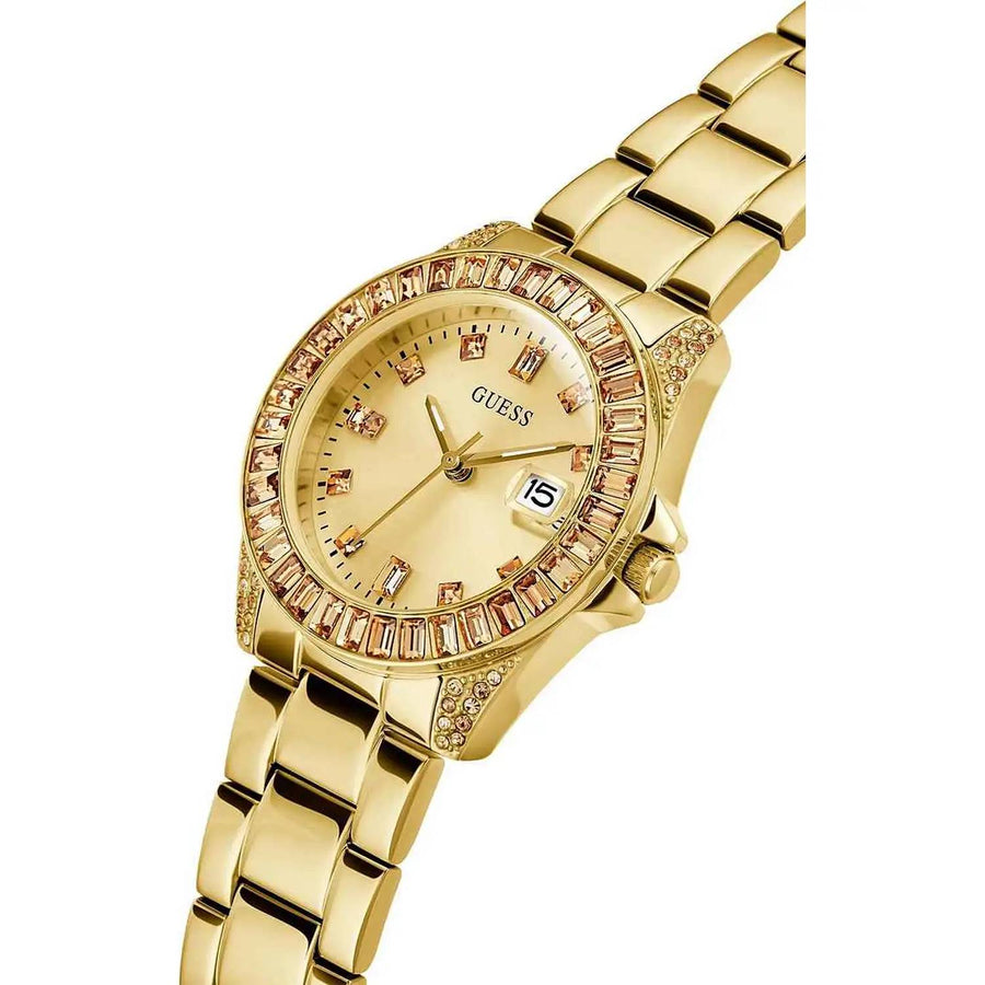 Guess Damen Armbanduhr 34 mm Armband Edelstahl GW0475L1