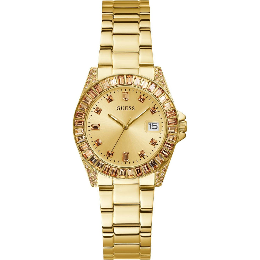 Guess Damen Armbanduhr 34 mm Armband Edelstahl GW0475L1