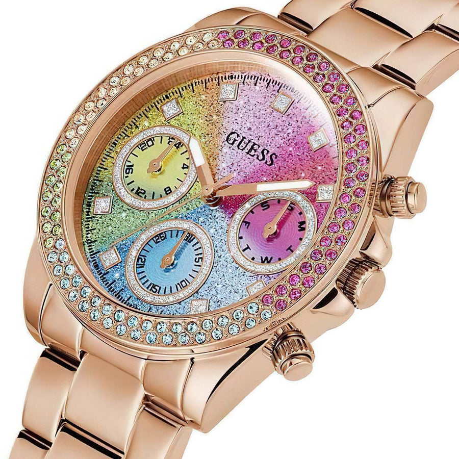 Guess Damen Armbanduhr Sol 38 mm rosegold GW0483L3