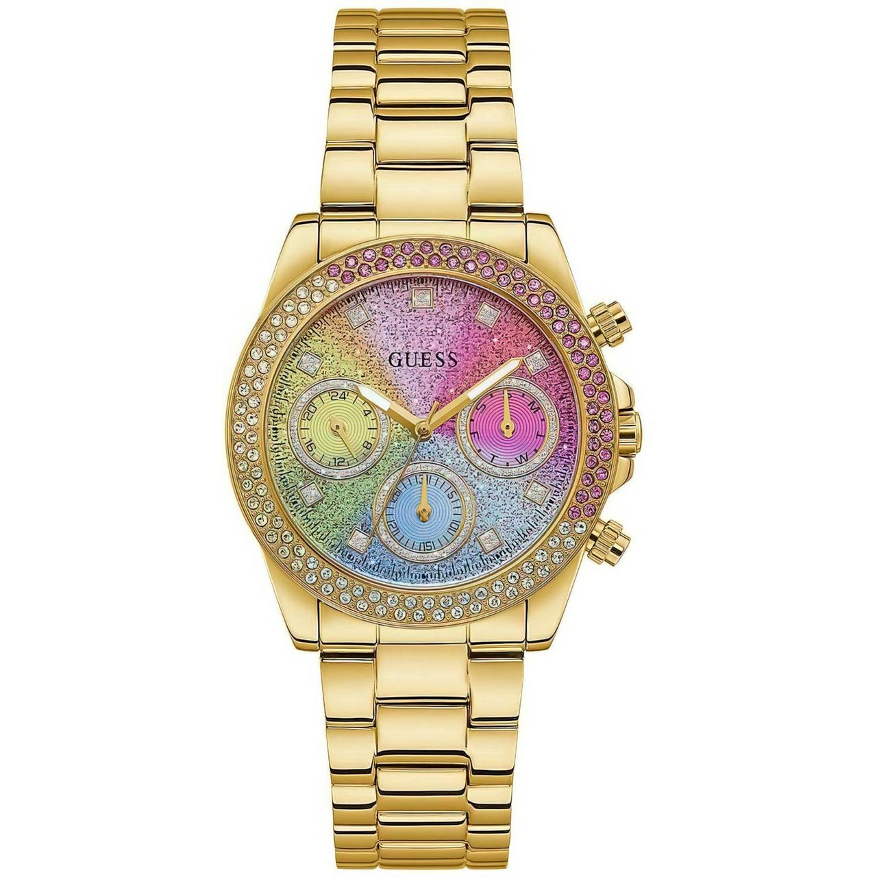 Guess Damen Armbanduhr Sol 38 mm gold GW0483L4