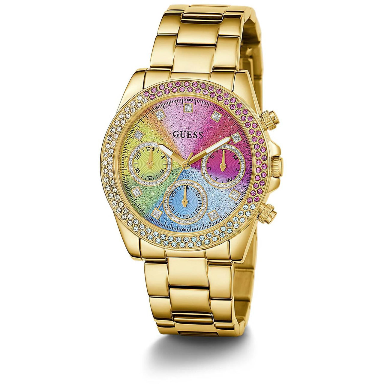 Guess Damen Armbanduhr Sol 38 mm gold GW0483L4