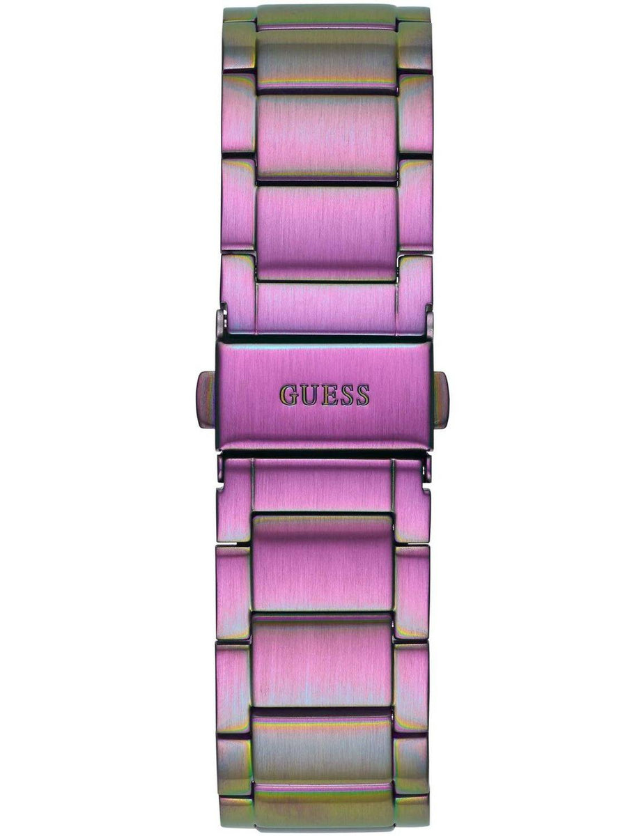 Guess Damen Armbanduhr Crown Jewel 36 mm Strasssteine auf dem Gehäuse Armband Edelstahl GW0410L4