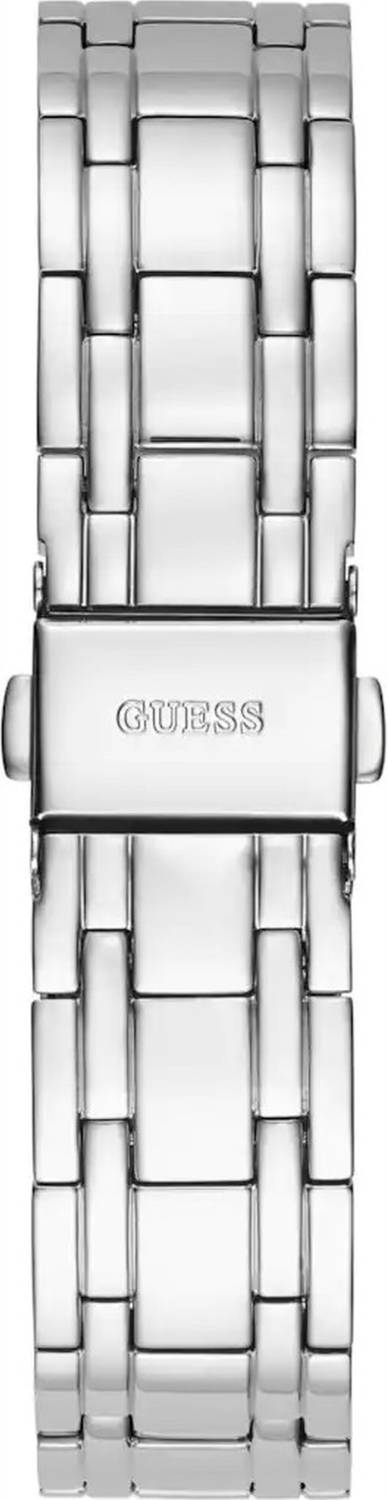 Guess Damen Armbanduhr AFTERGLOW Edelstahl Armband silberfarben GW0312L1