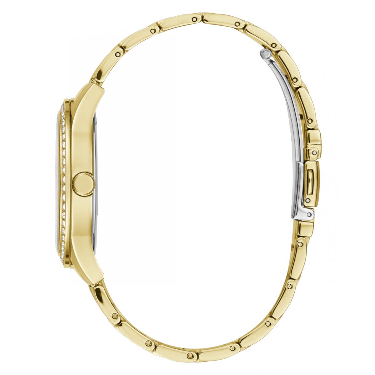 Guess Damen Armbanduhr Anna Gold 38mm Quarz Analog W1280L2