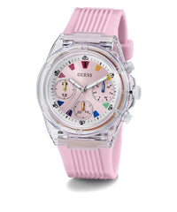 Thumbnail for Guess Damen Armbanduhr Chronograph Athena rosa 39 mm GW0438L7