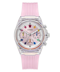 Thumbnail for Guess Damen Armbanduhr Chronograph Athena rosa 39 mm GW0438L7