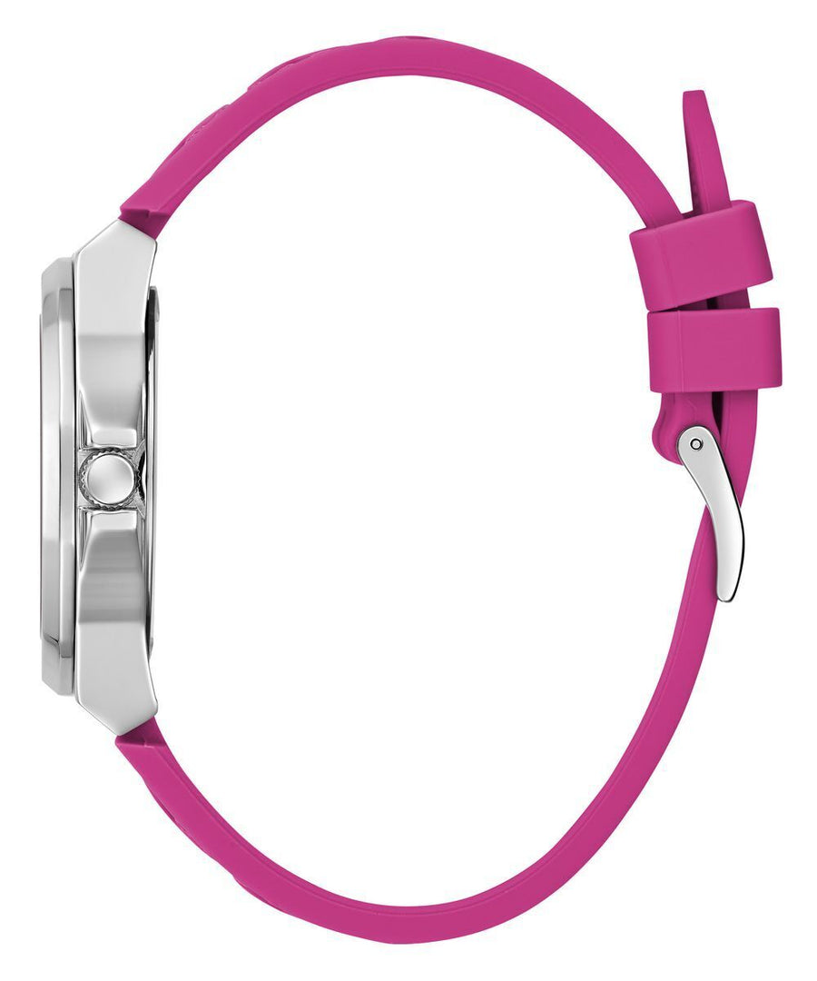 Guess Damen Armbanduhr Corset schwarz, pink, silber 38 mm GW0599L1