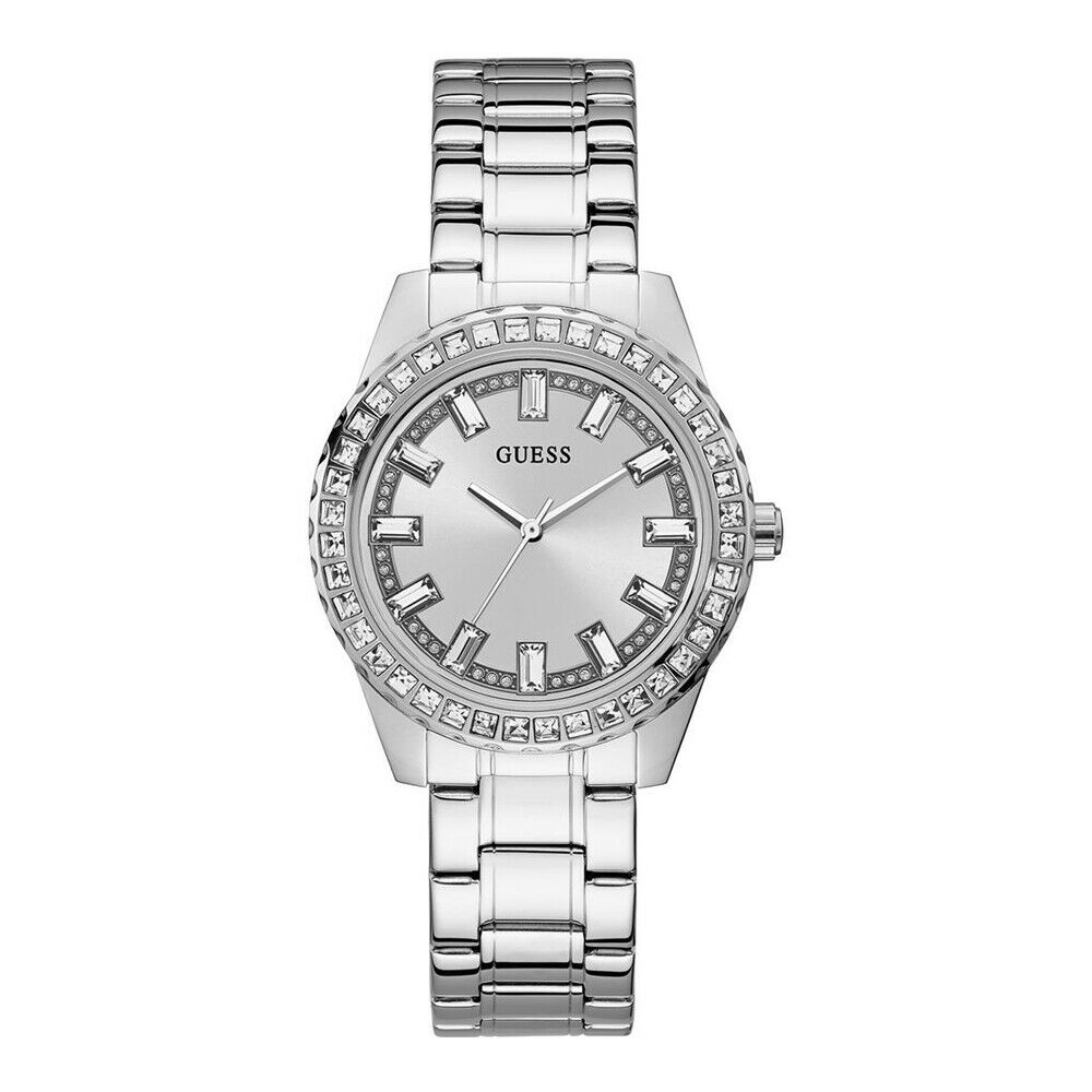 Guess Damen Armbanduhr Damenuhr Sparkler silber GW0111L1