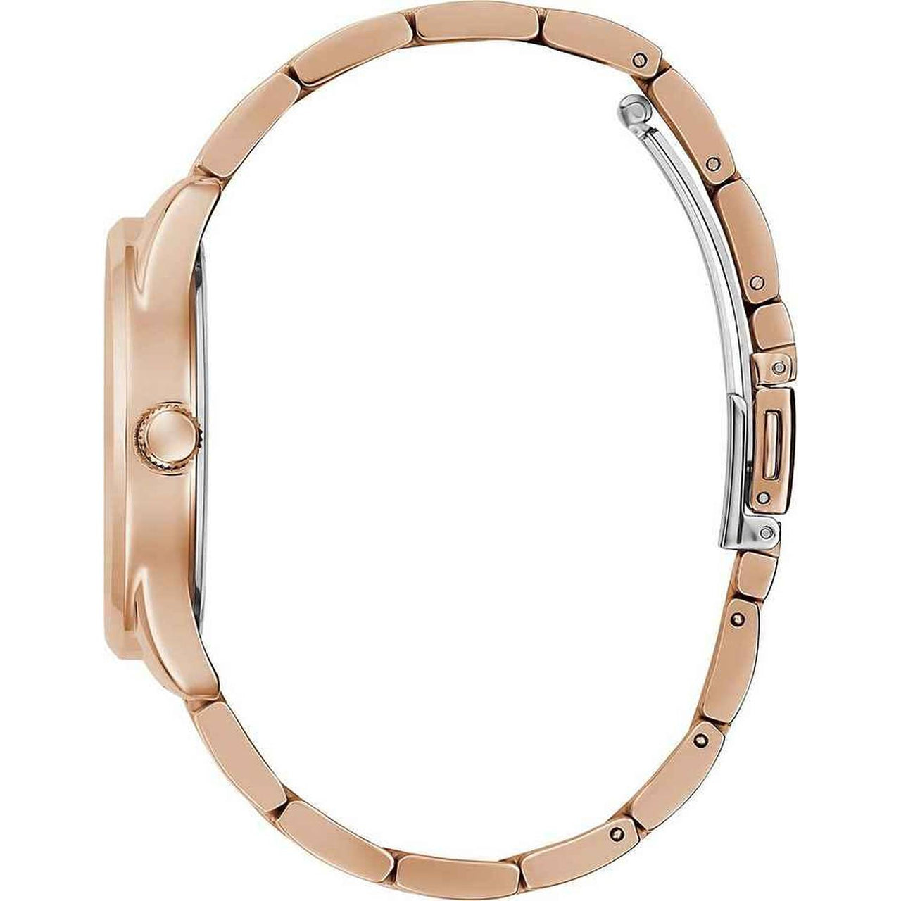 Guess Damen Armbanduhr Emblem rosegold GW0485L2