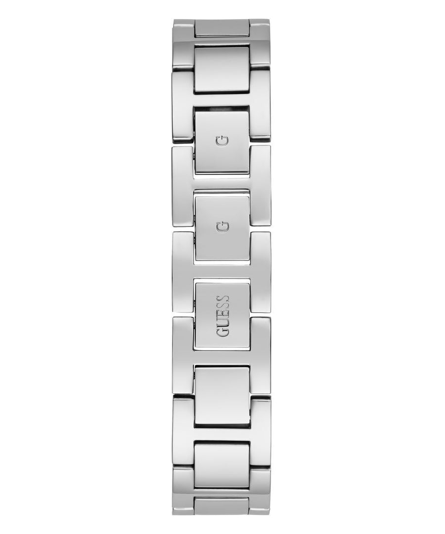 Guess Damen Armbanduhr Fame Triangle silber 34 mm GW0644L1