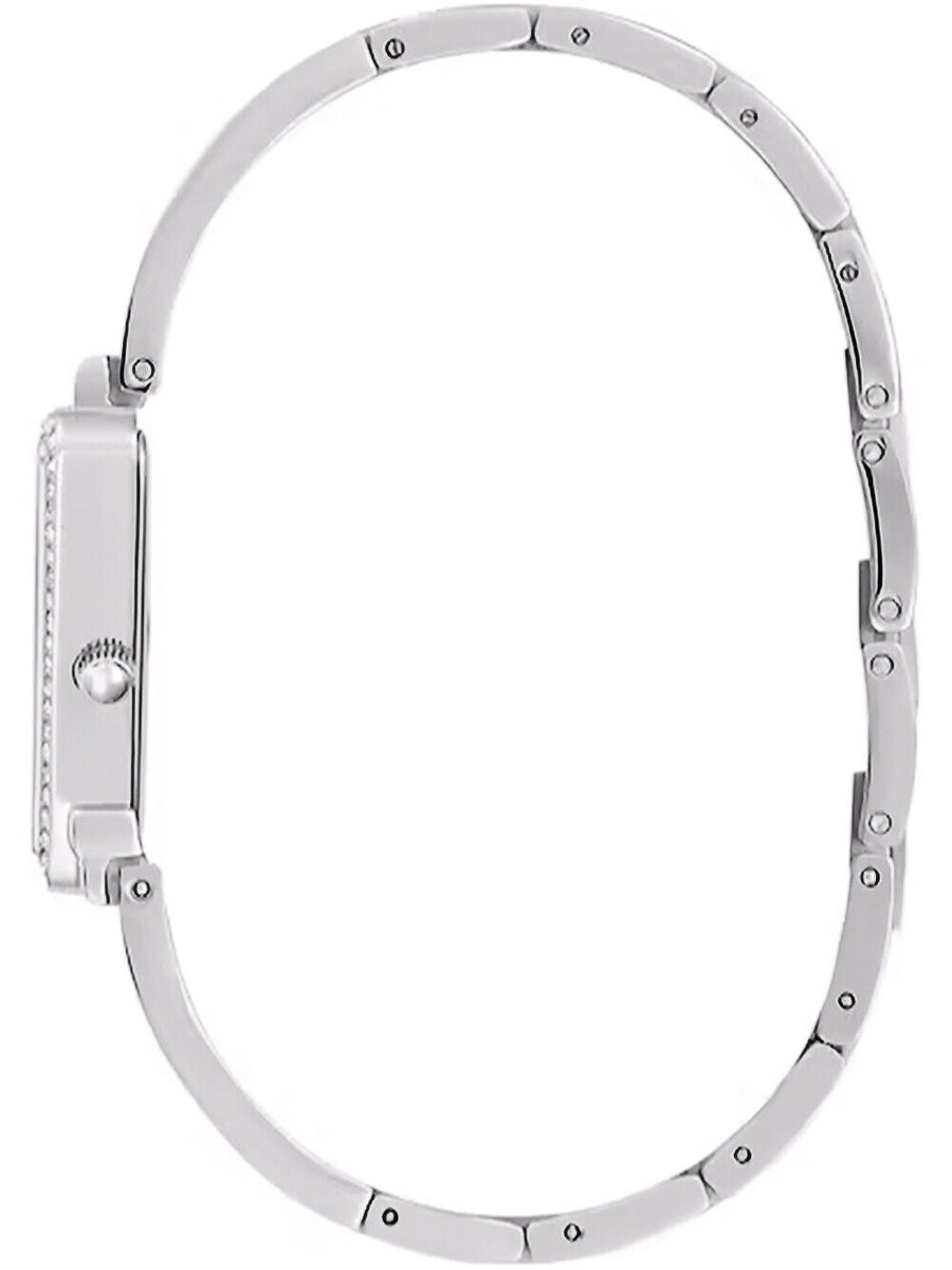 Guess Damen Armbanduhr Fame Triangle silber 34 mm GW0644L1