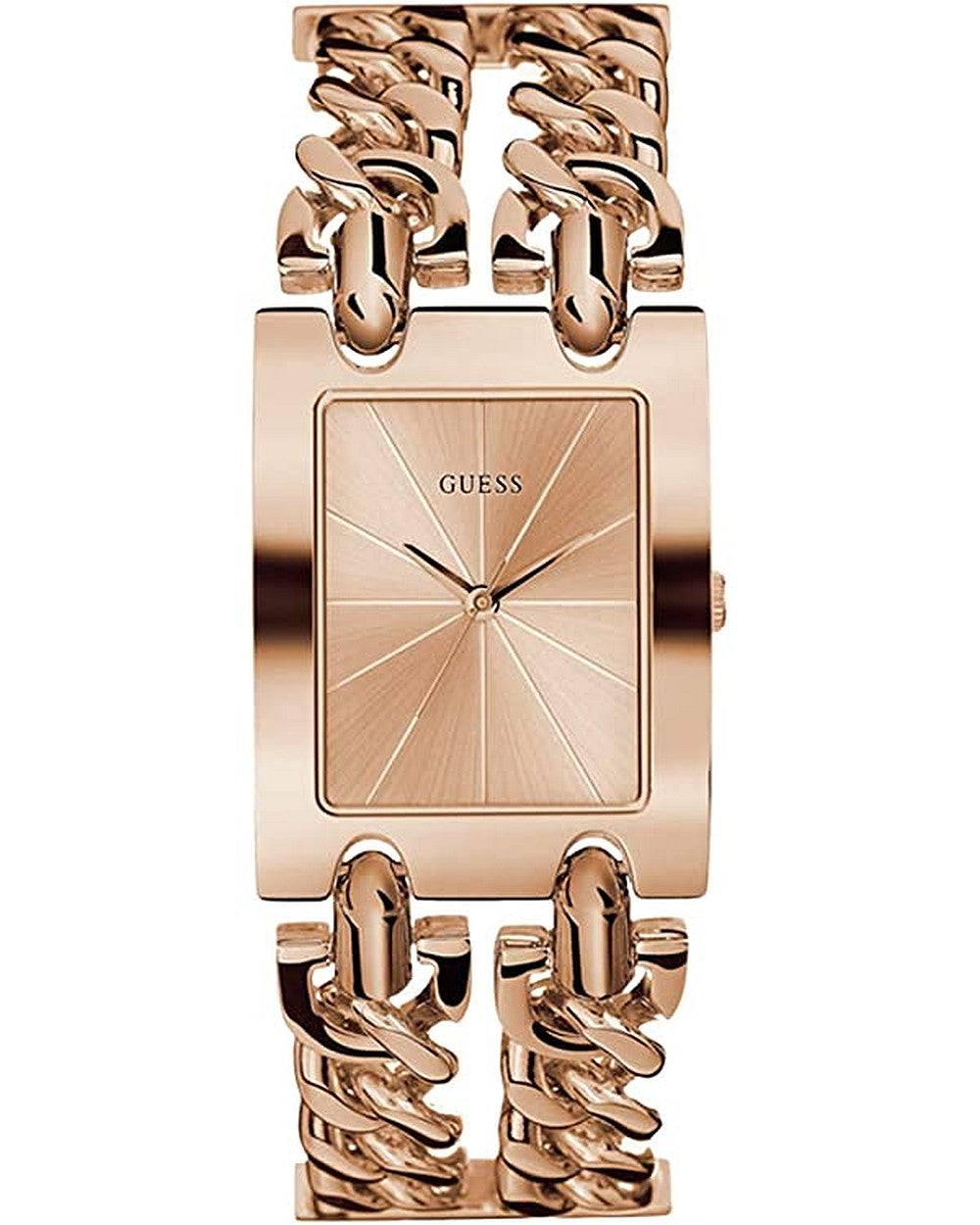 Guess Damen Armbanduhr HEAVY METAL 28 mm rosegold W1117L3