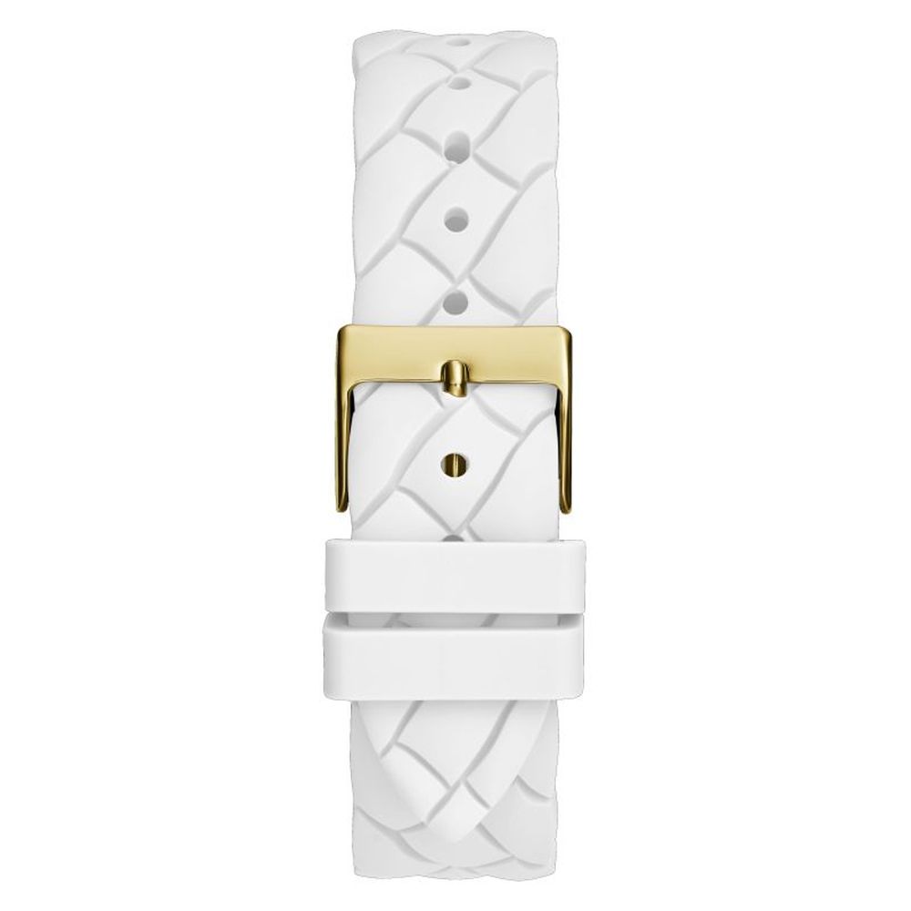 Guess Damen Armbanduhr Opaline weiß, gold 34 mm GW0477L2