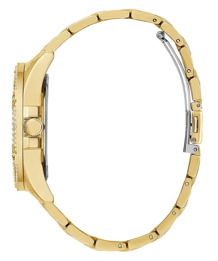 Guess Damen Multifunkion Armbanduhr Queen gold 40 mm GW0464L2
