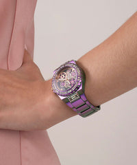 Thumbnail for Guess Damen Armbanduhr Reveal glitzer GW0302L3