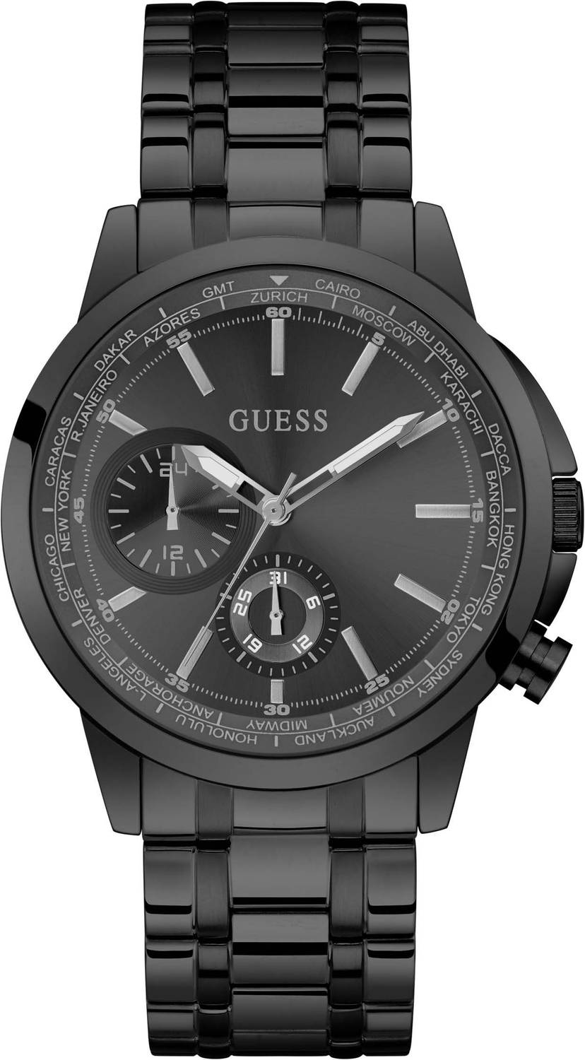 Guess Herren Armbanduhr Spec schwarz 44 mm  GW0490G3