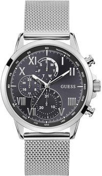 Thumbnail for Guess Herren Armbanduhr Multi Dial Uhr Porter mit Edelstahl Armband W1310G1