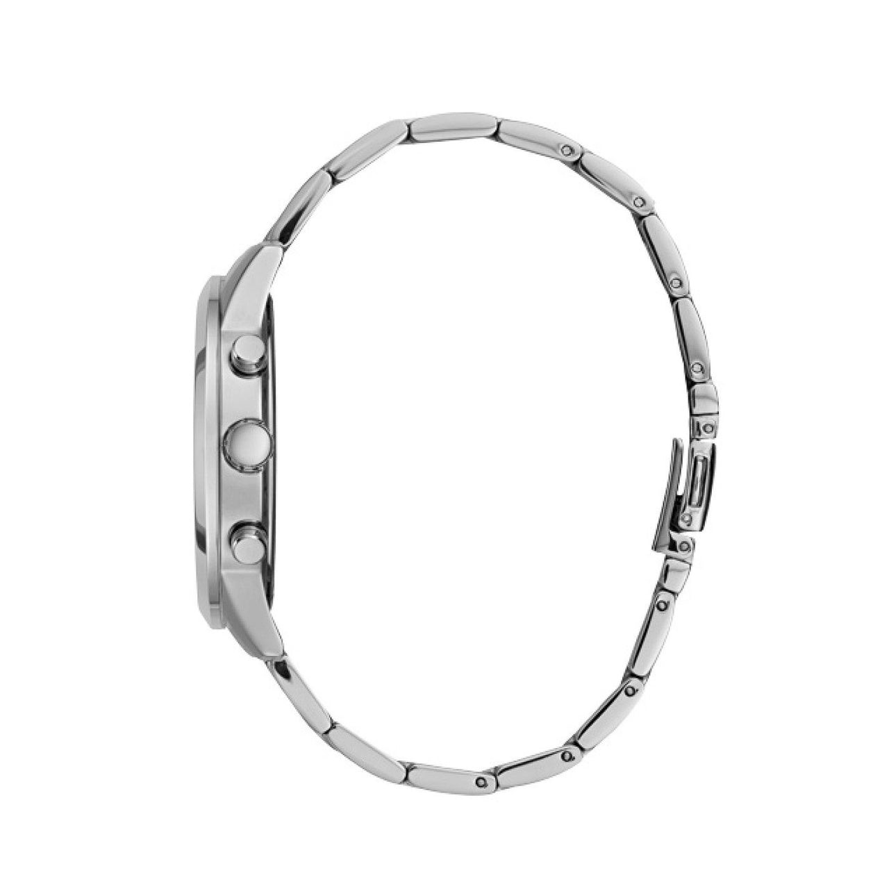 Guess Damen Armbanduhr silber 40 mm Armband Edelstahl W1070L1