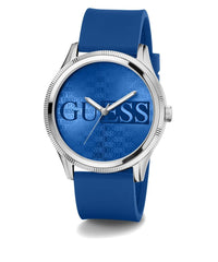 Thumbnail for Guess Herren  Armbanduhr REPUTATION blau, silber 44 mm GW0726G1