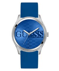 Thumbnail for Guess Herren  Armbanduhr REPUTATION blau, silber 44 mm GW0726G1