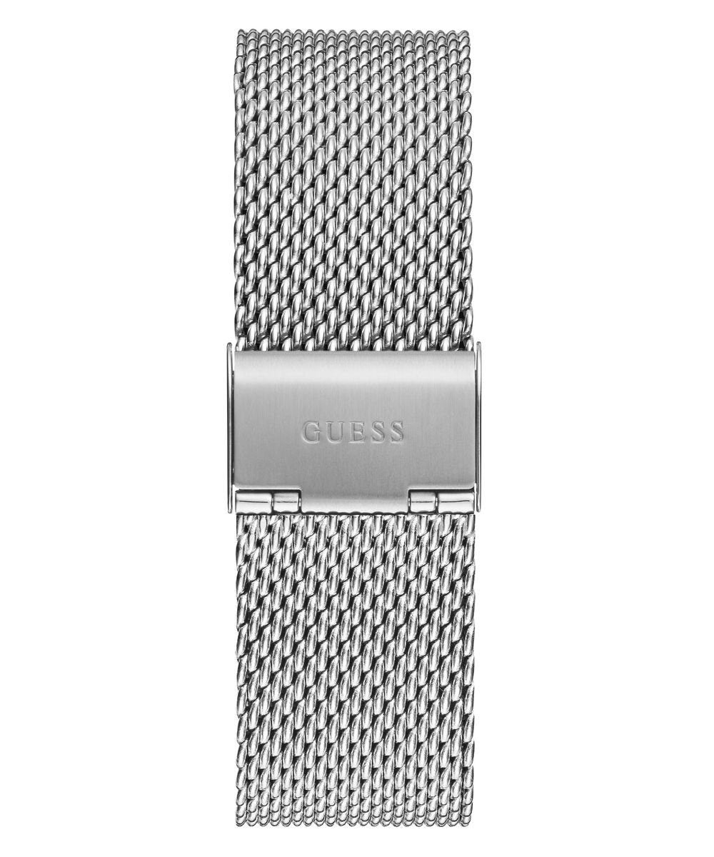 Guess Herren  Armbanduhr REPUTATION silber, schwarz  44 mm GW0710G1