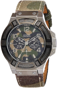 Thumbnail for Guess Herren Armbanduhr Analog Quarz Uhr mit Edelstahl Armband W0407G1