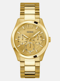 Thumbnail for Guess Herren Armbanduhr Atlas gold GW0668G4 45 mm