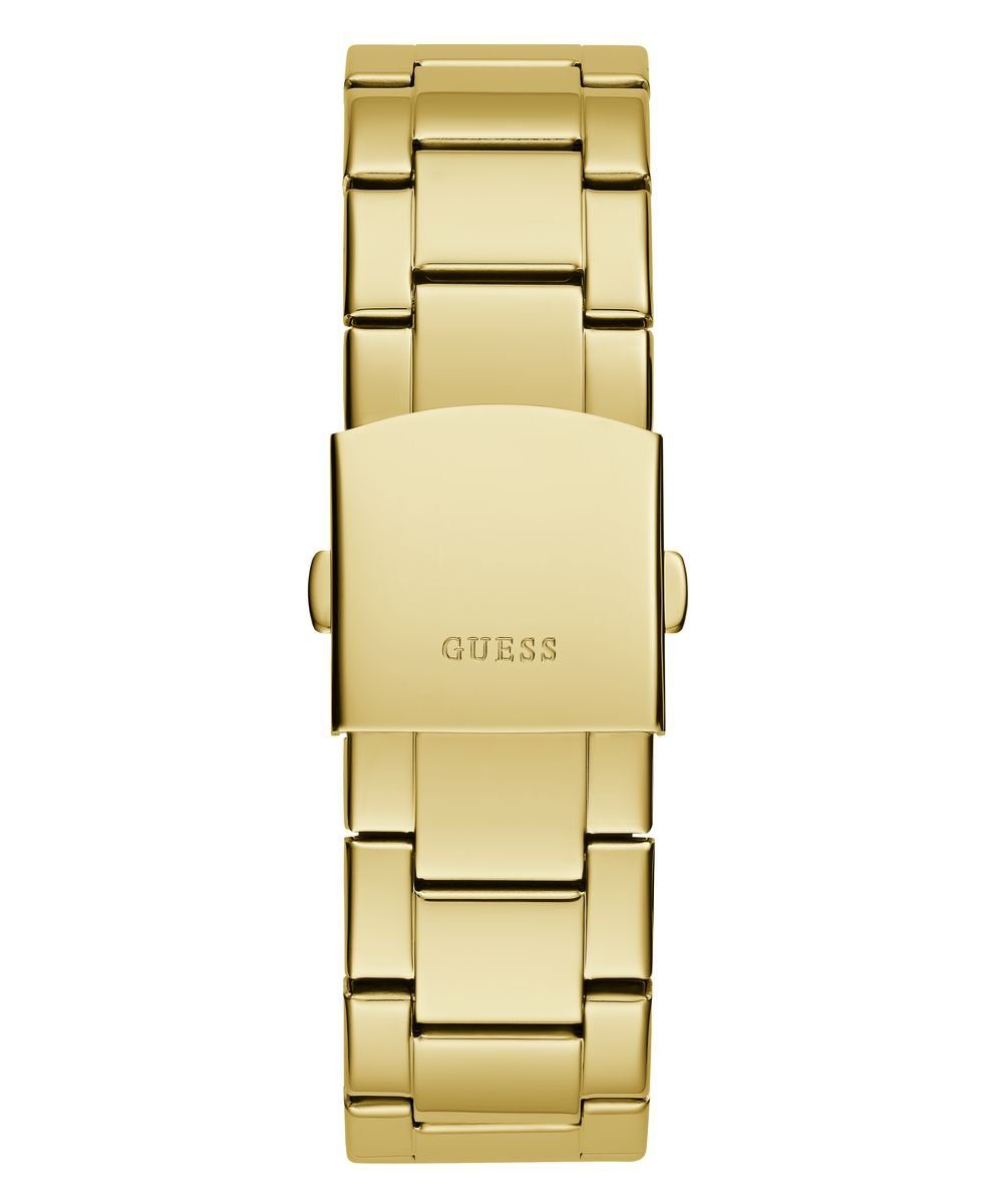 Guess Herren Armbanduhr CHAMP gold, blau 44 mm GW0718G2