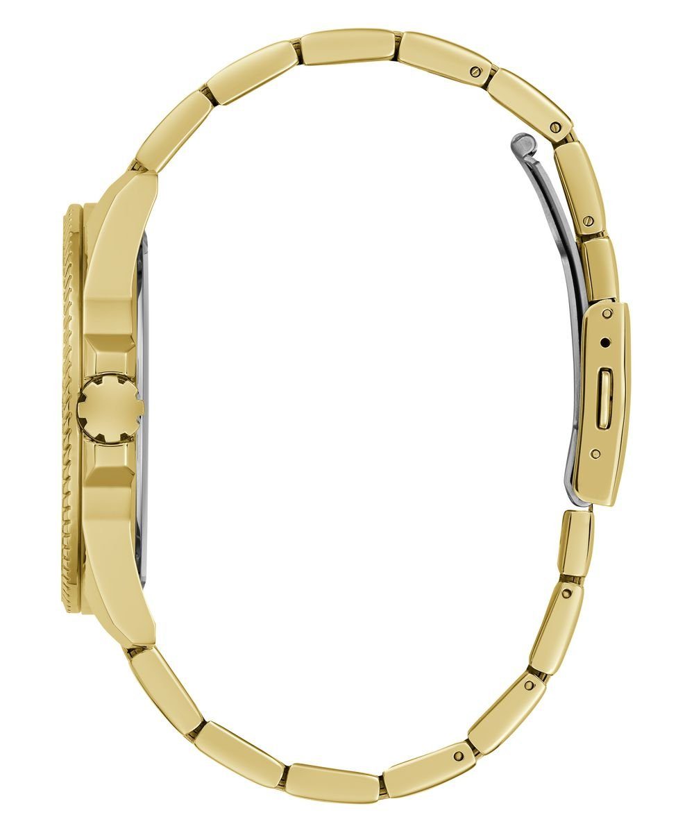 Guess Herren Armbanduhr CHAMP gold, blau 44 mm GW0718G2