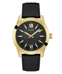 Thumbnail for Guess Herren Armbanduhr Crescent schwarz, gold 44 mm GW0628G2