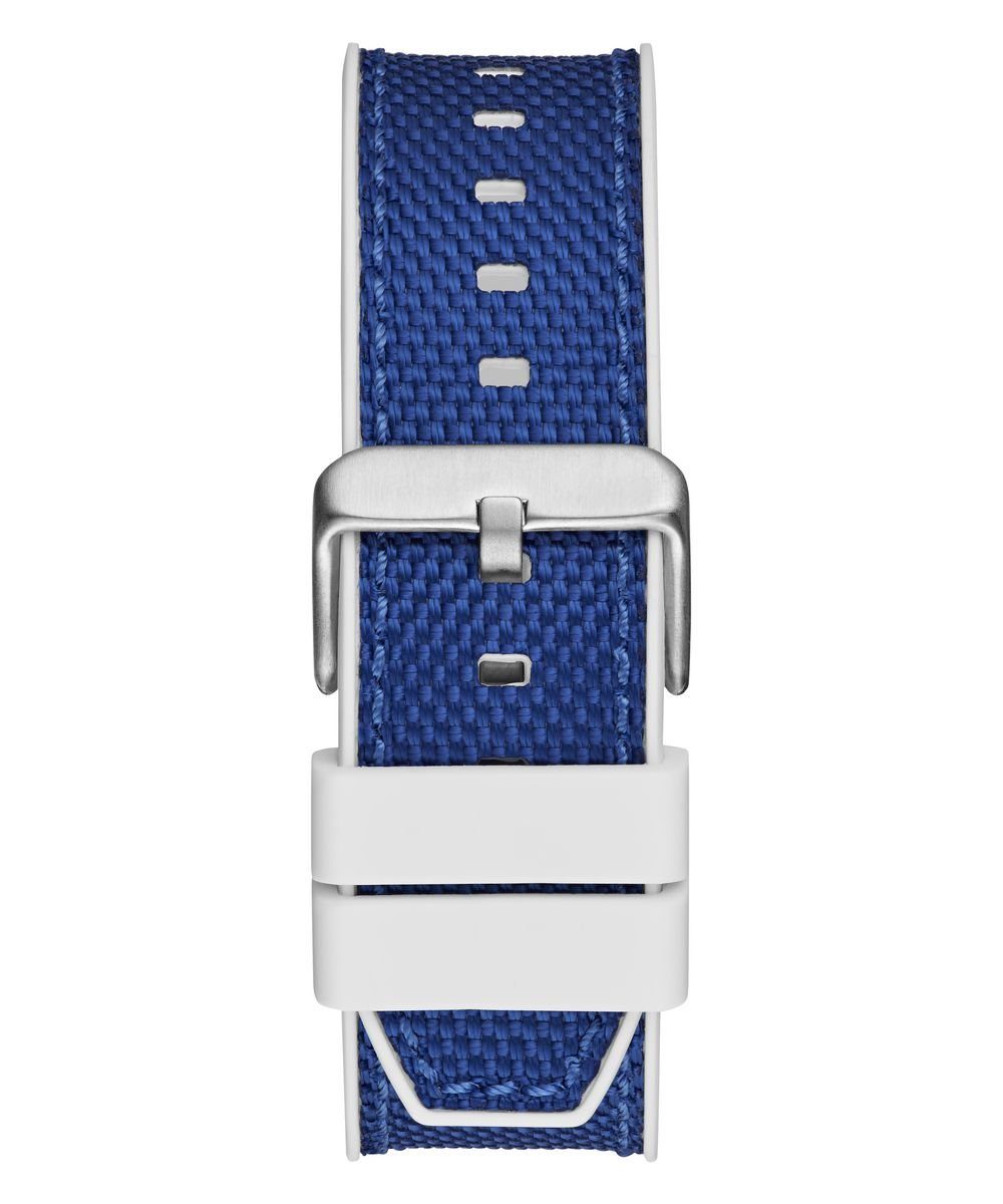 Guess Herren Armbanduhr MASTERPIECE Multifunktion blau, silber 47 mm GW0713G1