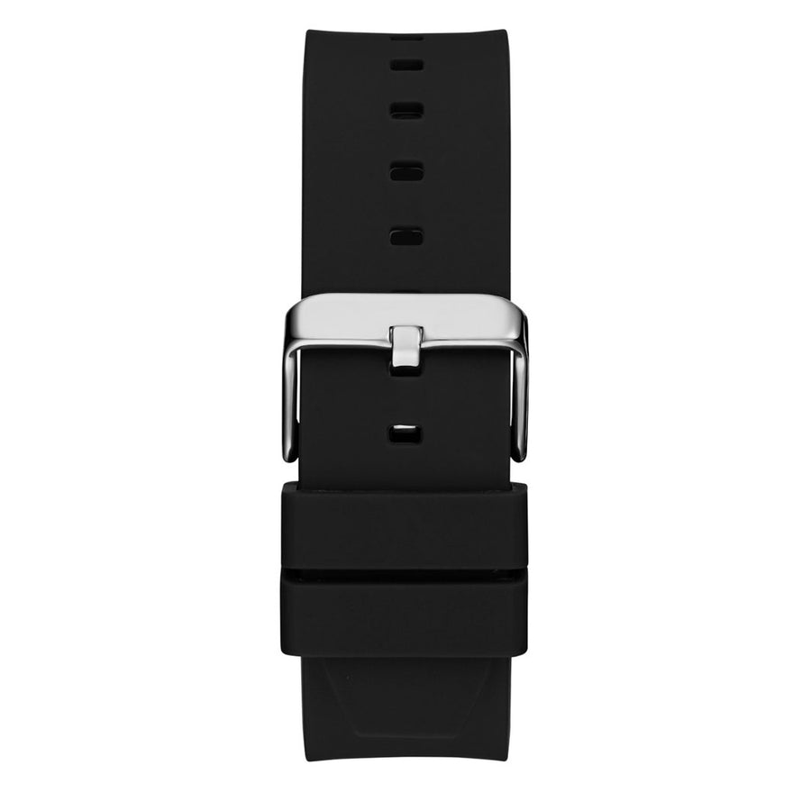 Guess Herren Armbanduhr Multifunktion Jet schwarz, silber 45 mm GW0491G3