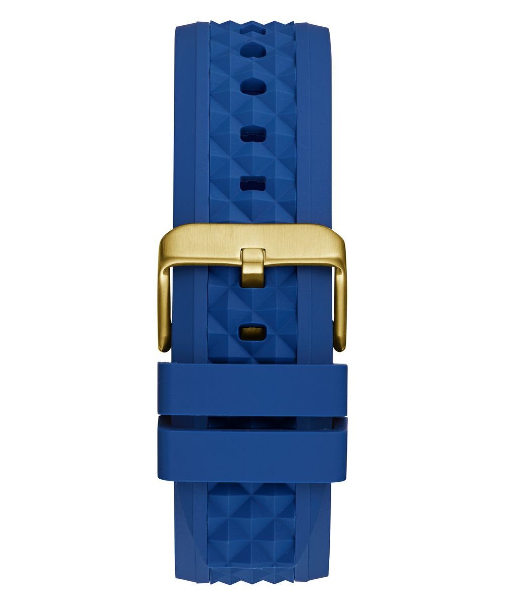 Guess Herren Armbanduhr RESISTANCE Multifunktion blau, gold 44 mm GW0729G1