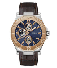 Thumbnail for Guess Herren Multifunkion Armbanduhr PRIME braun, roségold 46 mm GW0704G2