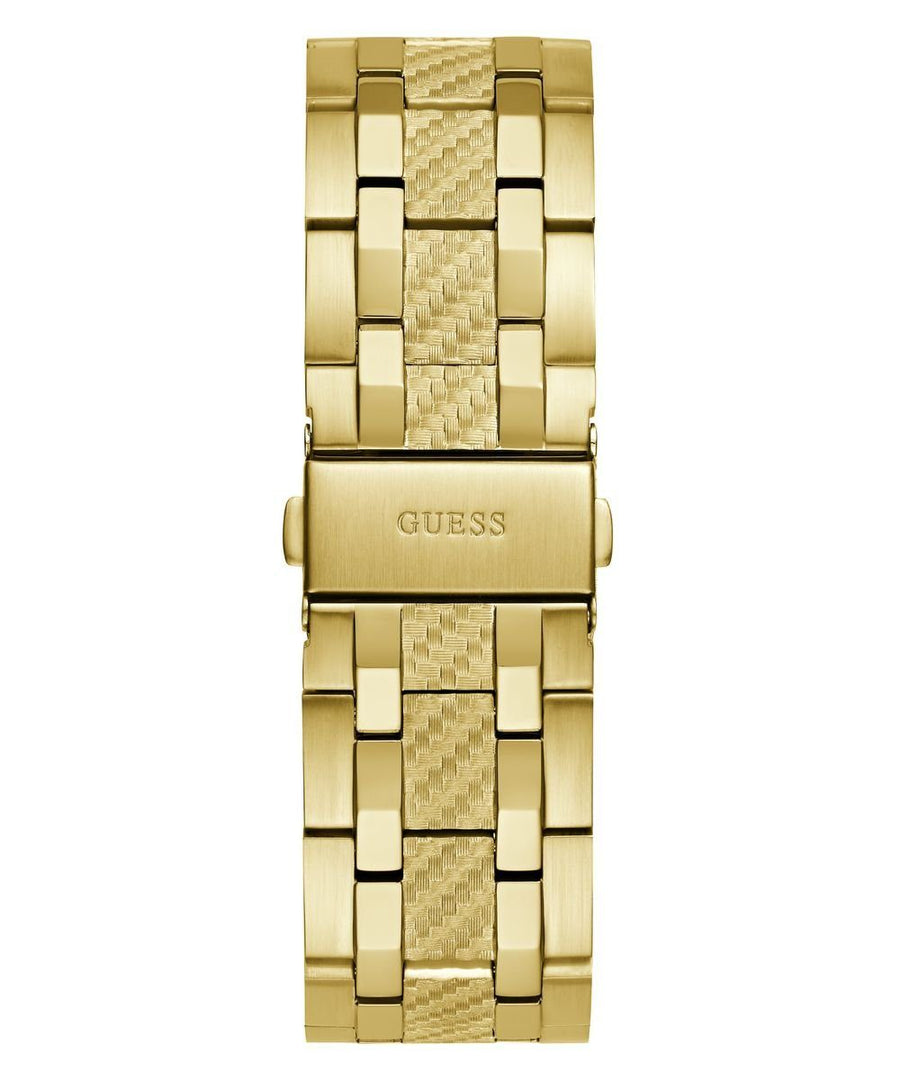 Guess Herren Multifunkion Armbanduhr RESISTANCE gold, blau 44 mm GW0714G2