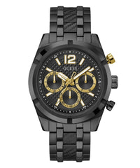 Thumbnail for Guess Herren Multifunkion Armbanduhr RESISTANCE schwarz, gold 44 mm GW0714G4