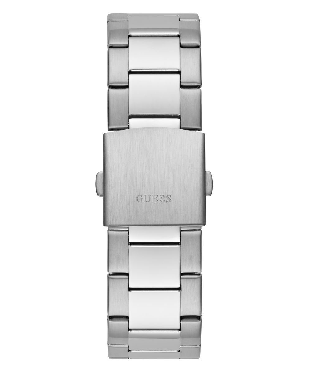 Guess Herren Multifunkion Armbanduhr ZEN silber, schwarz 42 mm GW0707G1