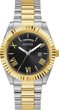 Thumbnail for Guess Herrenuhr Connoisseur Edelstahl Farbe Gold GW0265G5