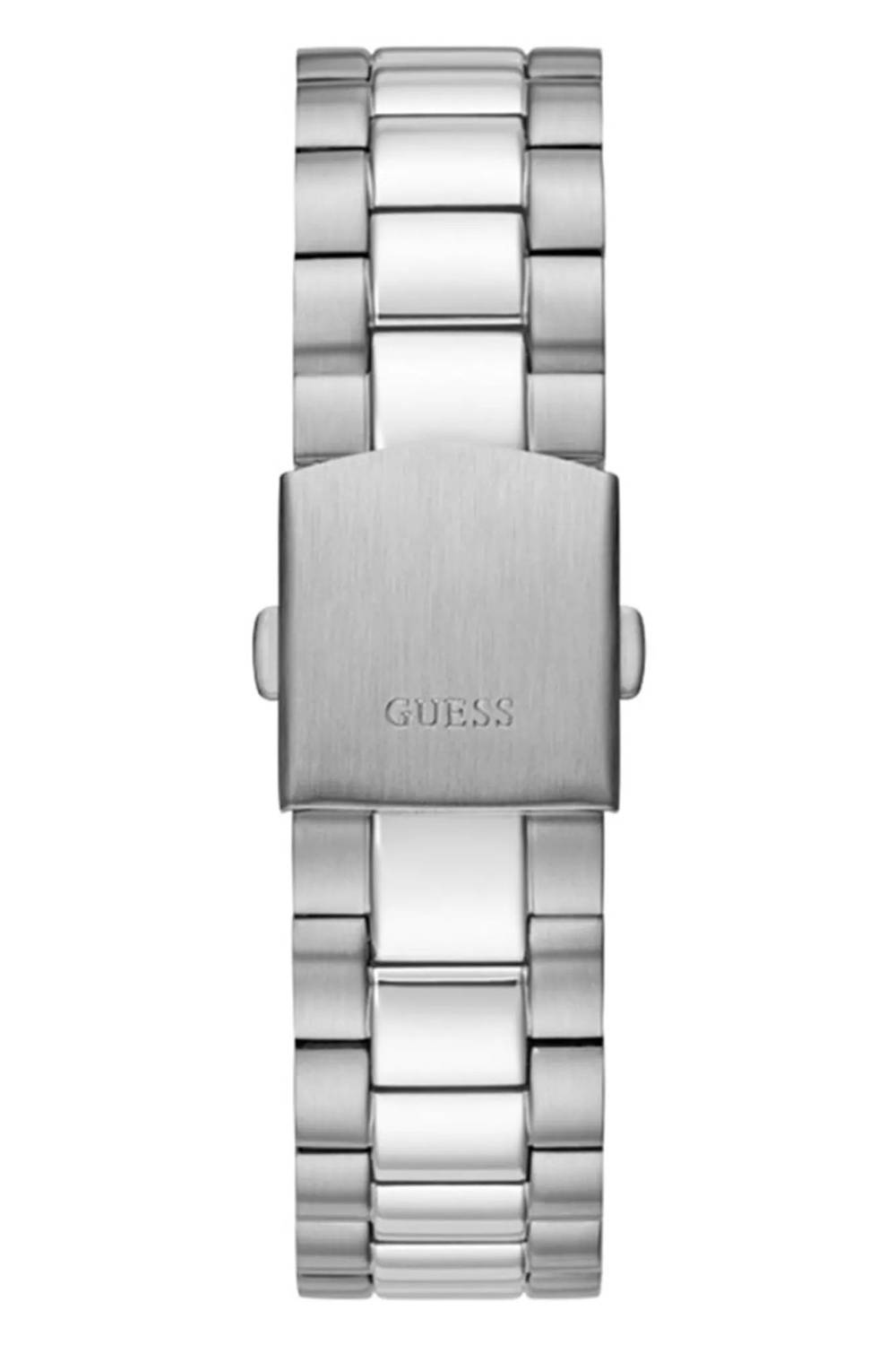 Guess Herrenuhr Connoisseur Edelstahl Farbe silber GW0265G7