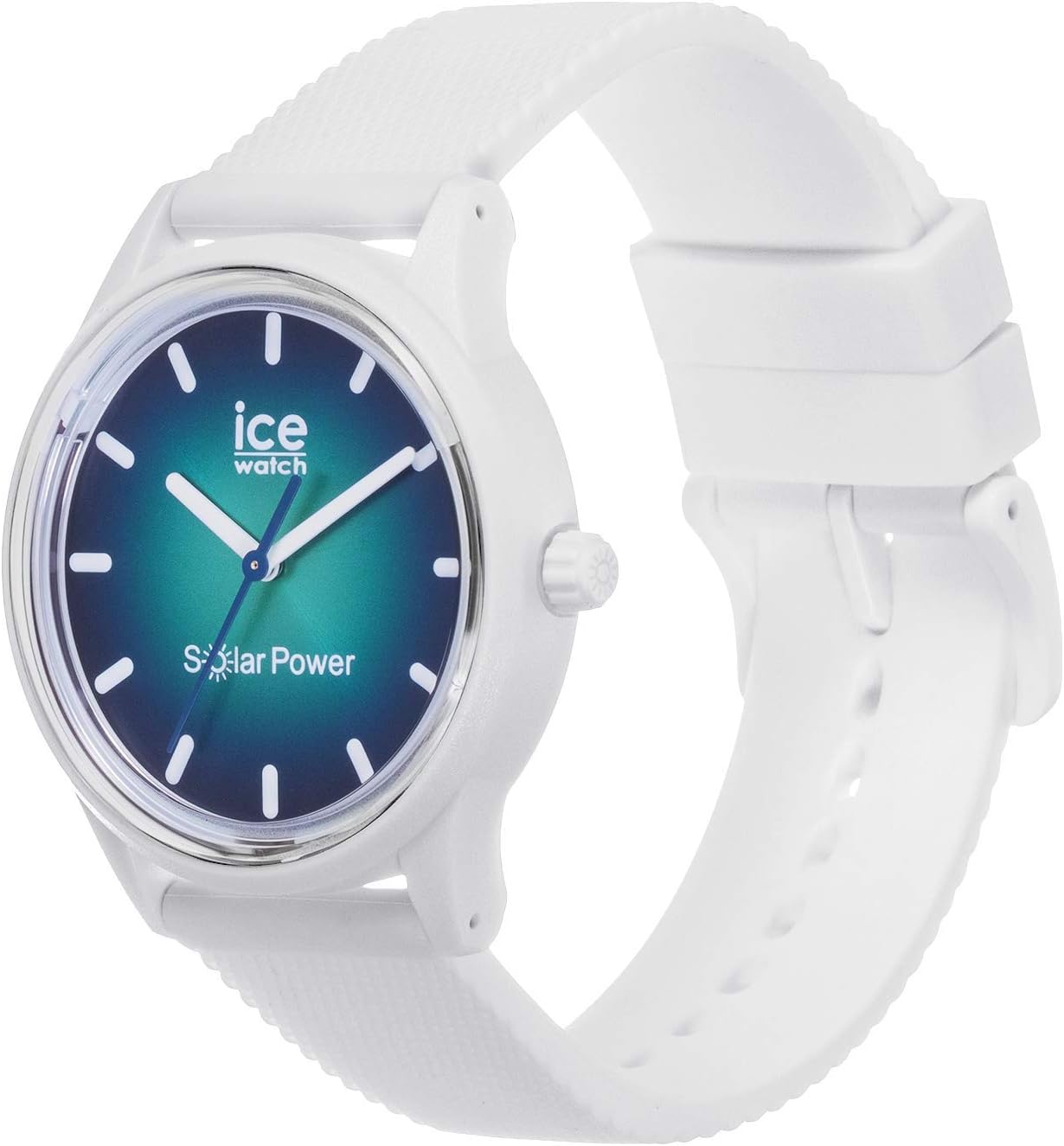 Ice-Watch - Ice-Watch - ICE solar power Abyss - Weiße Herren/Unisexuhr mit Silikonarmband - 019028 (Medium)