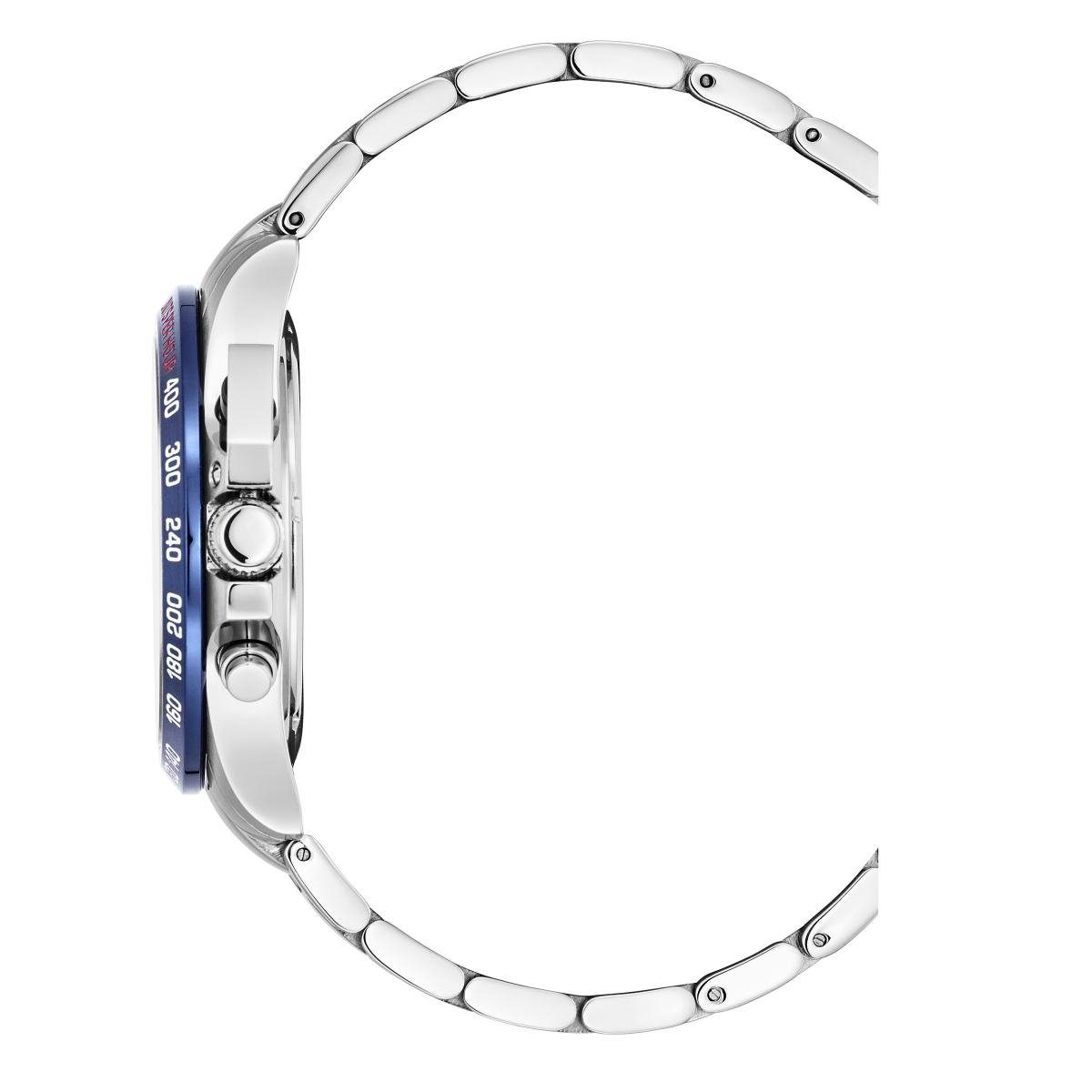Jacques du Manoir Chronograph Armbanduhr Charlie II Swiss Made Geschenkset mit Stift JDM-WG017-04