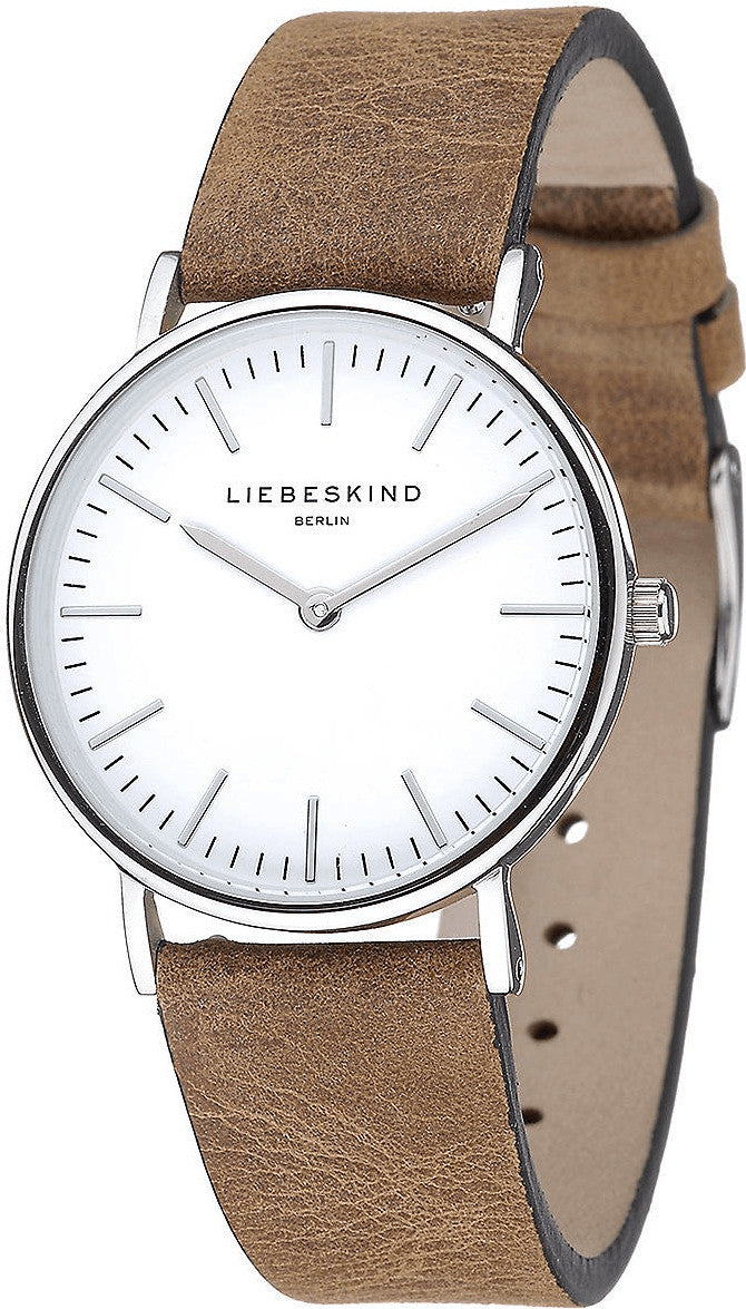 Liebeskind Damen Armbanduhr 34 mm  Armband Leder braun LT-0083-LQ