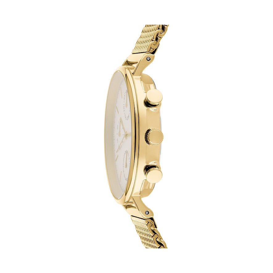 Liebeskind Damen Armbanduhr Multifunktionsuhr mit Edelstahlarmband gold  LT-0192-MM