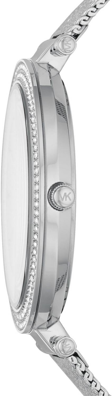 MICHAEL KORS Damen Armbanduhr DARCI 39 mm Strasssteine Armband Edelstahl MK4518