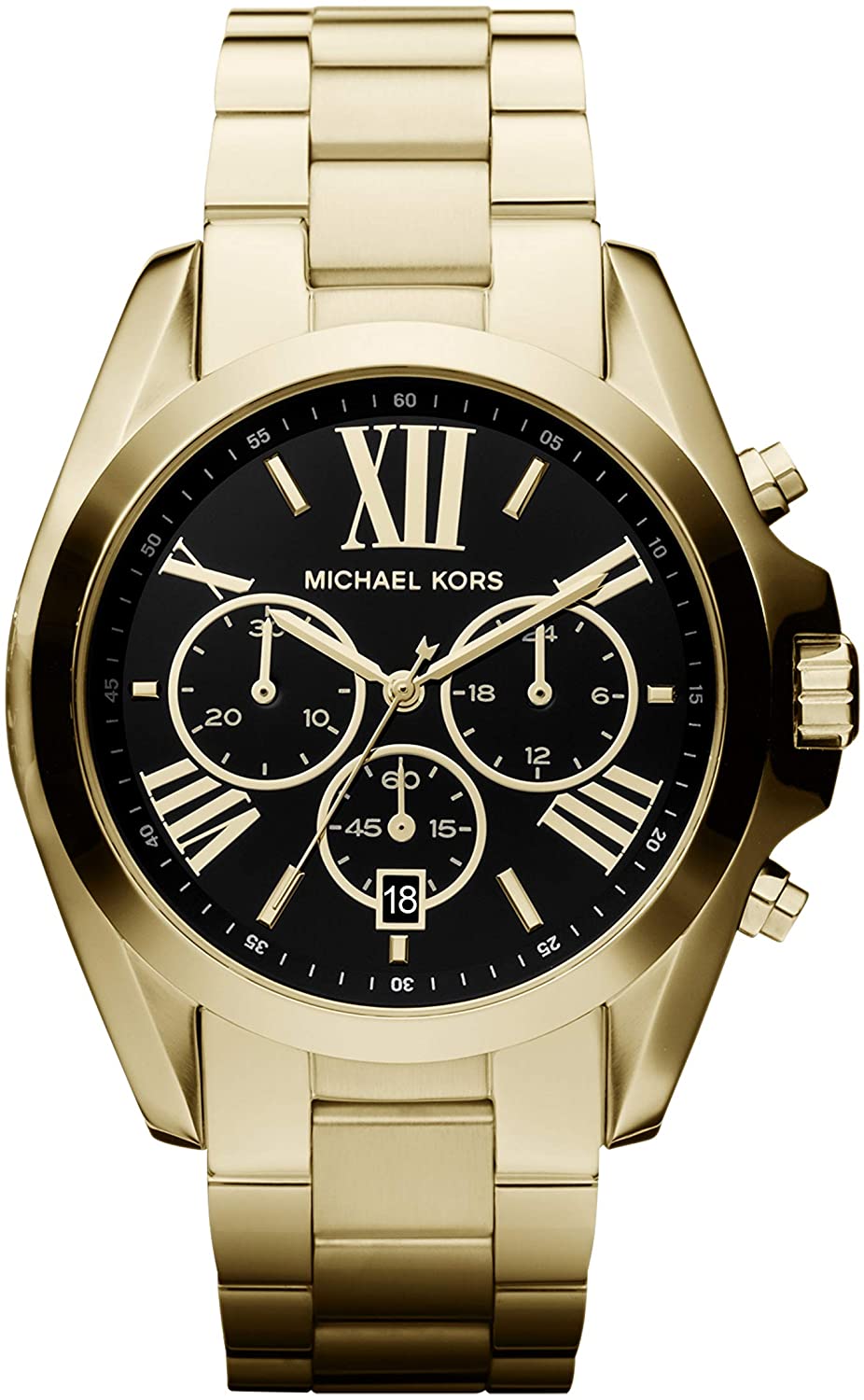 MICHAEL KORS Damen Chronograph Armbanduhr 44 mm  Armband Edelstahl MK5739