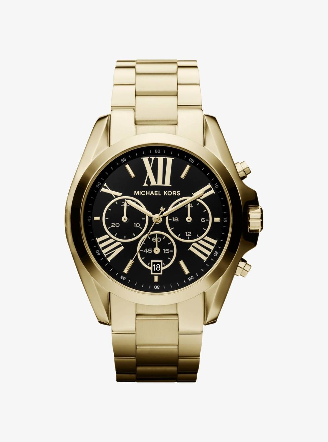 MICHAEL KORS Damen Chronograph Armbanduhr 44 mm  Armband Edelstahl MK5739