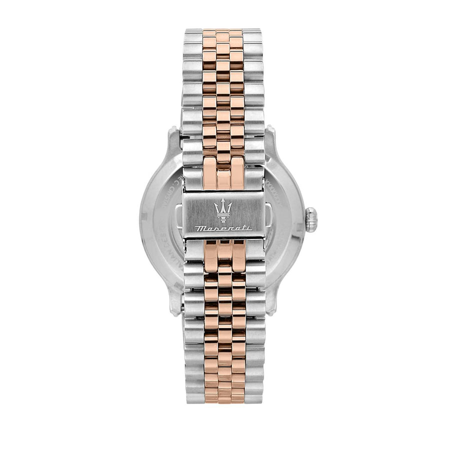 Maserati Herren Armbanduhr  Epoca 45 mm Zifferblatt mit offenem Herz Armband Stainless Steel R8823118008