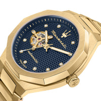 Thumbnail for Maserati Herren Armbanduhr Stile Skeleton Diamonds Edition Automatik R8823140006