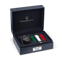 Thumbnail for Maserati Herren Armbanduhr  Successo NA Chronograph und Datumsfenster Armband Silicone R8871648005